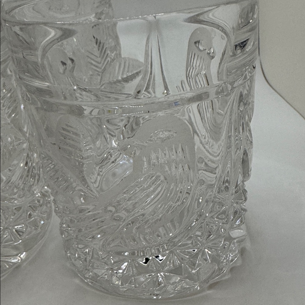 Hofbauer The Byrdes Collection Crystal Double Old Fashioned Glass (Set Of 3) - Picture 2 of 3